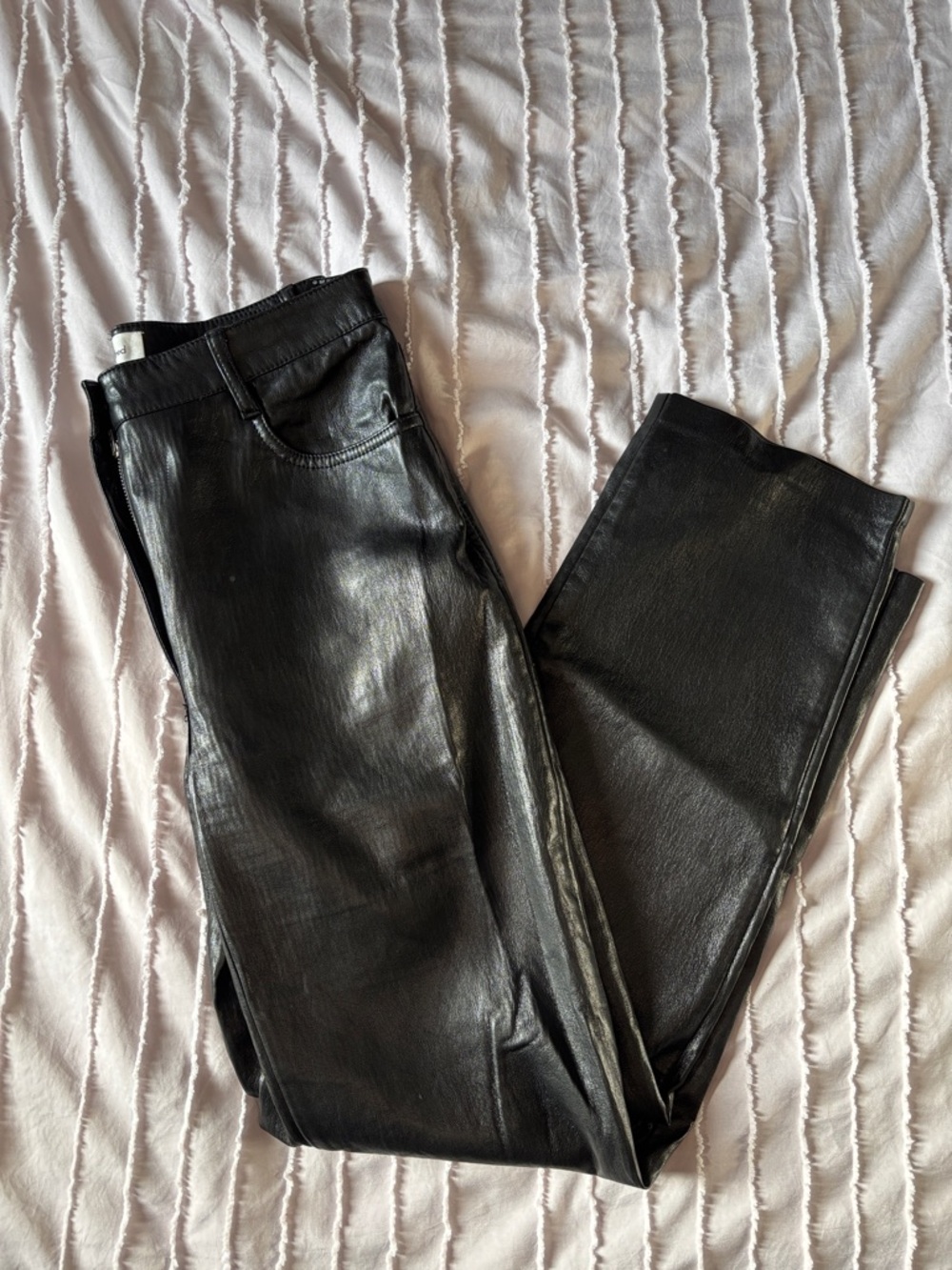 Wilfred Black Skinny Faux Leather Jeans